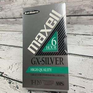 New Maxell GX-Silver T-120‎ VHS Videocassette Tape 6 Hour High Quality